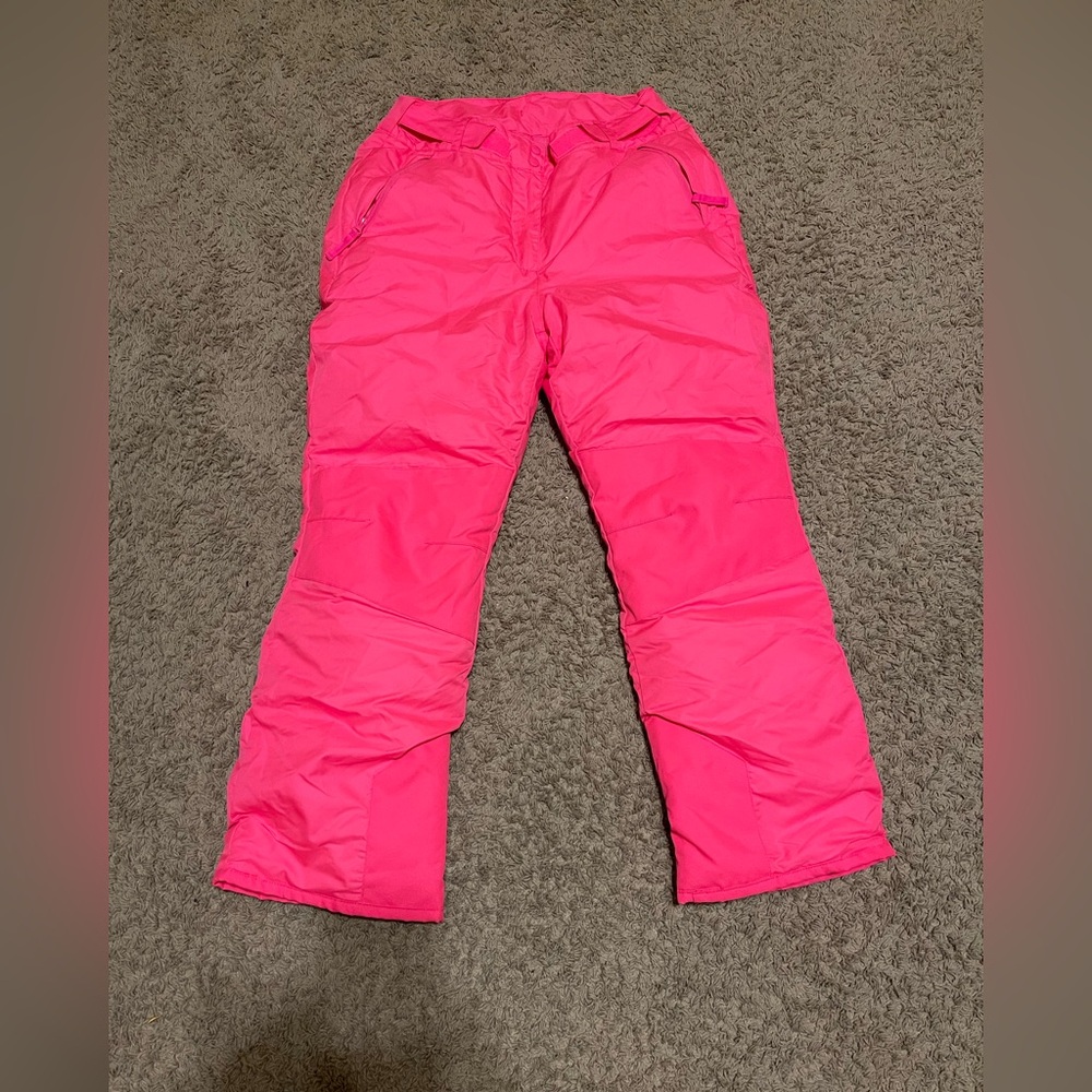 Bright Pink Snow Pants